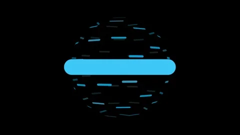 Virtual title animation background Video stock 86810933