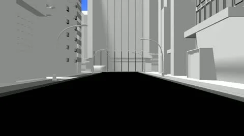 Virtual trip to the city, also for your logo Vídeos de archivo 10888130