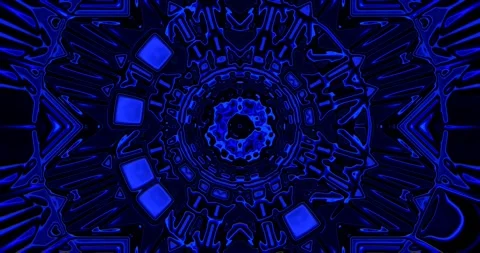 Virtual tunnel display creates a mesmerizing looping visual experience in v.. Stock Footage 319071063