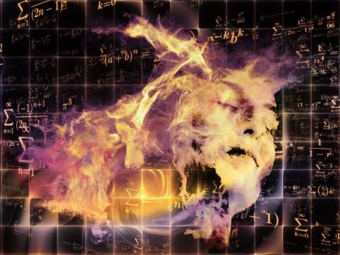 Virtual Understanding Illustrazione stock