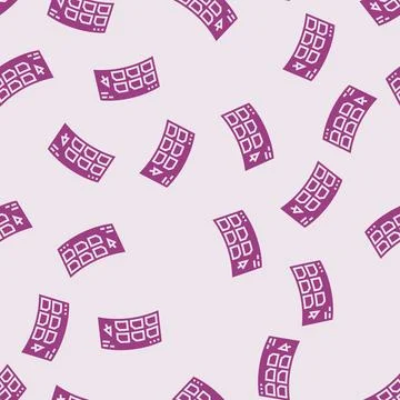 Virtual user interface augmented reality glyph seamless pattern イラスト素材