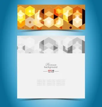 Virtual vector presentation gallery Stock Illustration