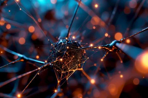 Virtual version of the structure of the new virus. The concept of scientifi.. Foto stock