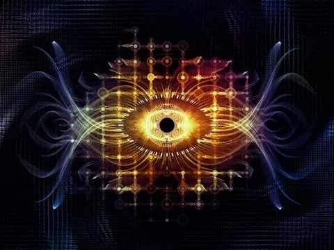 Virtual Visual Information イラスト素材