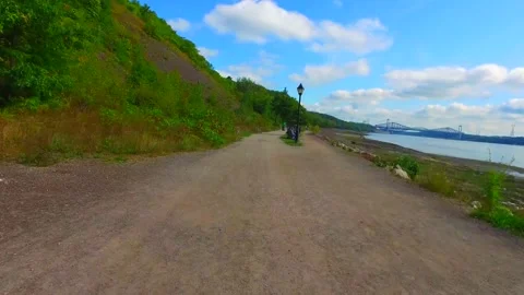 Virtual Walk through Jacques Cartier Beach Stock Footage 211254913