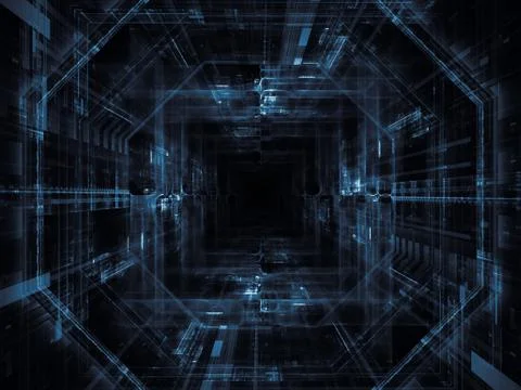 Virtual Ways 스톡 일러스트