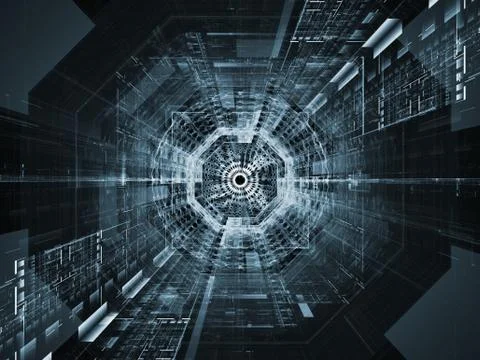 Virtual Ways 스톡 일러스트