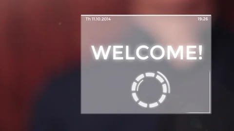 Virtual welcome Stock Footage 42787373
