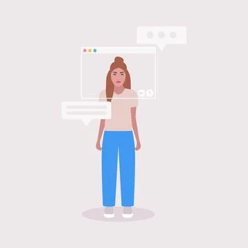Virtual window frame イラスト素材