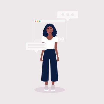 Virtual window frame Stock Illustration