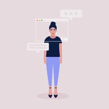 Virtual window frames イラスト素材