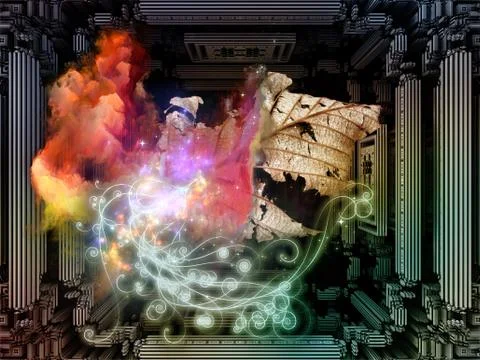 Virtual Within Stock Illustration