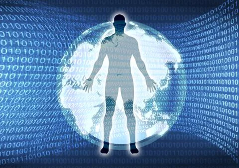 Virtual World Stock Illustration