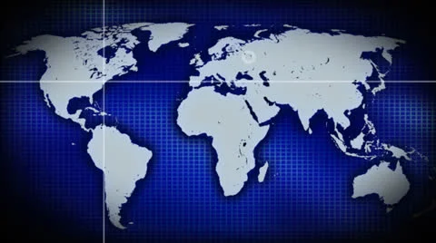 Virtual world map. Stock Footage 27119964