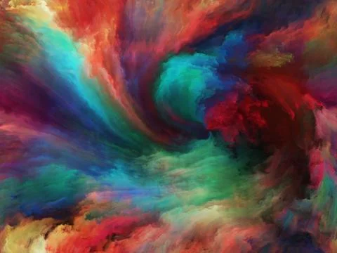 Virtualization of Background Illustrazione stock