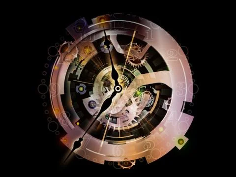 Virtualization of Clockwork 스톡 일러스트