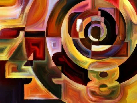 Virtualization of Color Stock Illustration