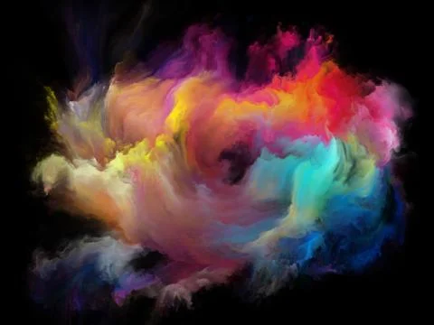 Virtualization of Color Motion Stockillustratie