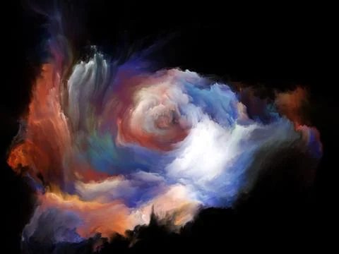 Virtualization of Color Motion 스톡 일러스트