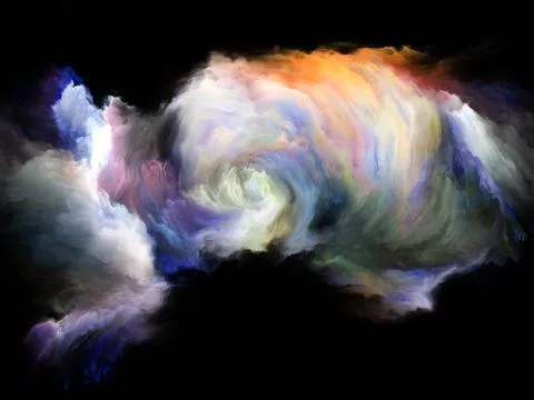 Virtualization of Color Motion Stockillustratie