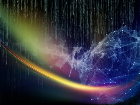 Virtualization of Computing Ilustração Stock