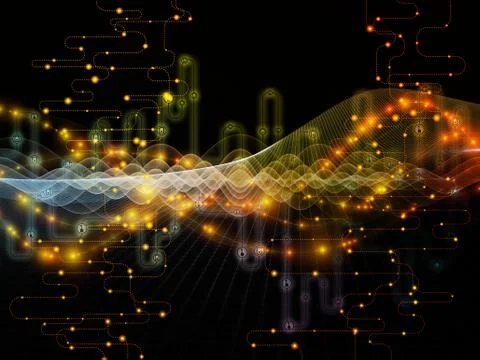 Virtualization of Data Transfers 스톡 일러스트