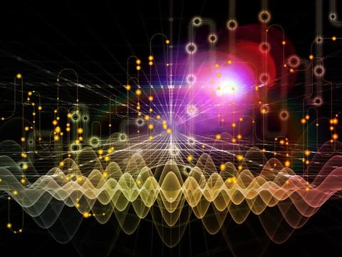 Virtualization of Data Transfers 스톡 일러스트