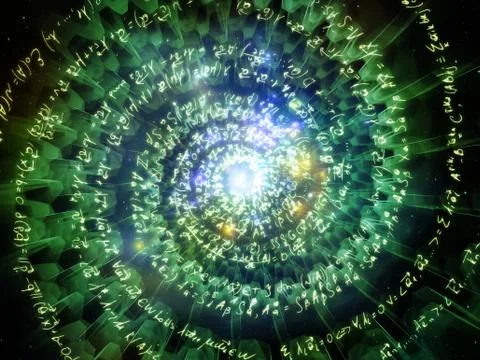 Virtualization of Formulas 스톡 일러스트