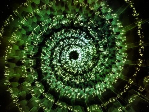 Virtualization of Formulas 스톡 일러스트