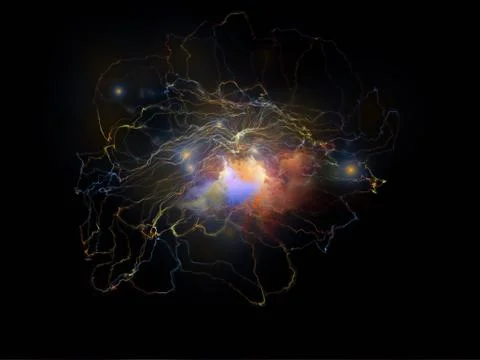 Virtualization of Fractal Nebulae イラスト素材