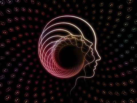 Virtualization of Human Technology イラスト素材