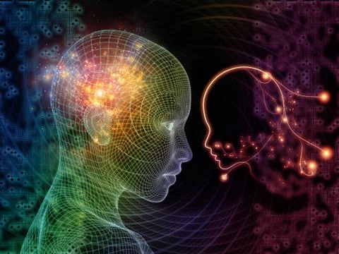 Virtualization of Identity 스톡 일러스트