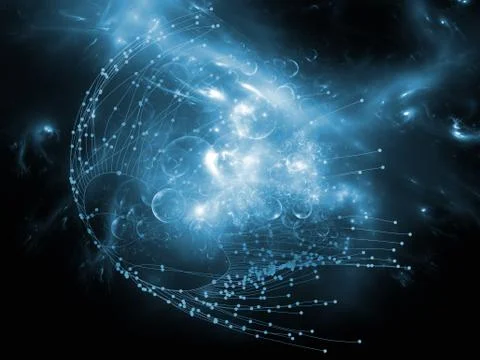 Virtualization of Interactions 스톡 일러스트