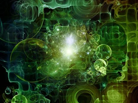 Virtualization of Interactions 스톡 일러스트