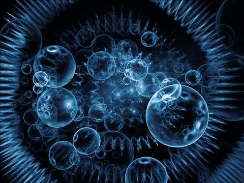 Virtualization of Interactions Stock Illustration