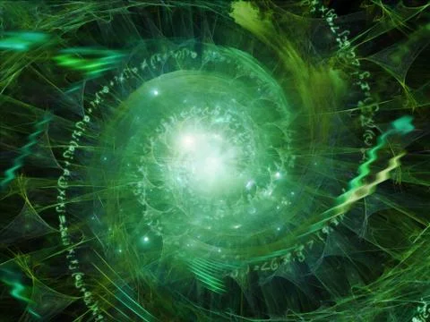 Virtualization of Math Vortex 库存插图