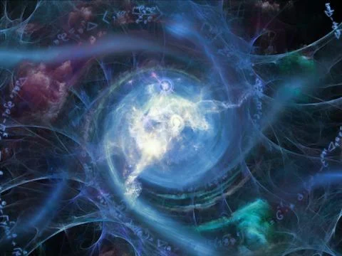 Virtualization of Math Vortex 库存插图