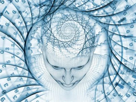 Virtualization of the Mind Illustrazione stock