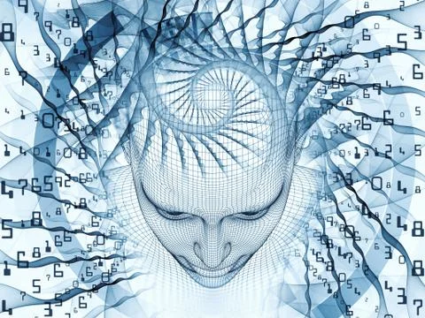 Virtualization of the Mind 스톡 일러스트