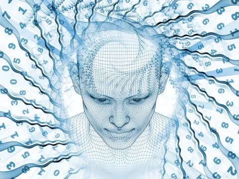Virtualization of the Mind Illustrazione stock