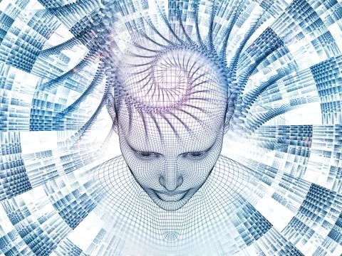 Virtualization of the Mind 스톡 일러스트