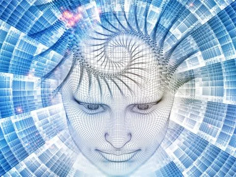Virtualization of the Mind 스톡 일러스트