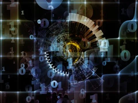 Virtualization of Numbers イラスト素材