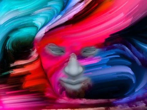Virtualization of Painted Dream イラスト素材