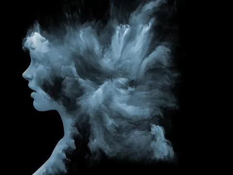 Virtualization of Painted Dream Illustrazione stock