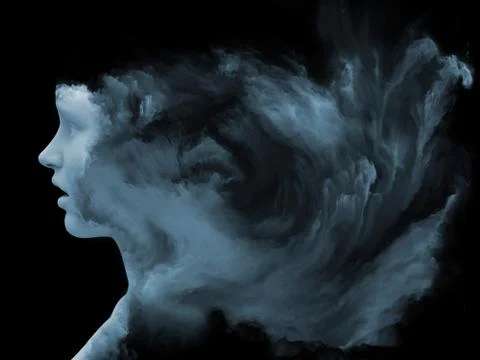 Virtualization of Painted Dream Illustrazione stock