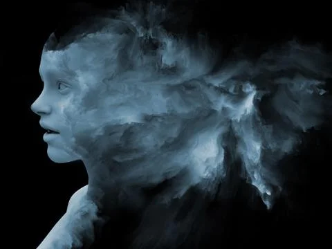 Virtualization of Painted Dream Stock Illustration