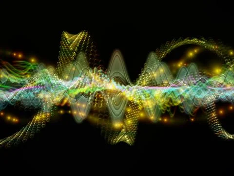 Virtualization of Sound Stock Illustration