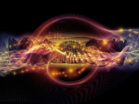 Virtualization of Sound Wave イラスト素材