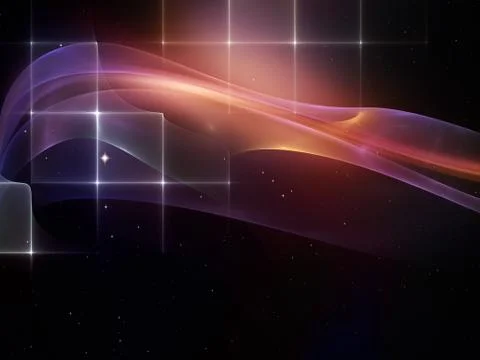 Virtualization of Space 스톡 일러스트